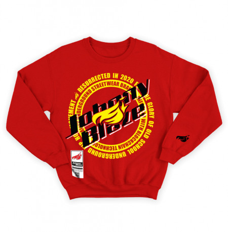 Bluza Heavy Johnny Blaze - Urban JB Resurrected in 2020 [ Red Black ] front