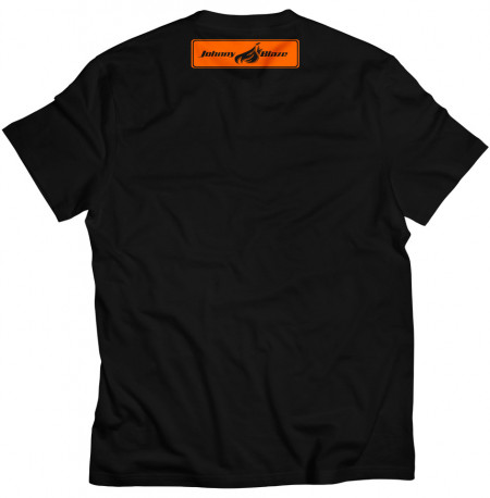 Johnny Blaze T-shirt - Classic Streetwear JB Big Flame [ Neon Orange ]