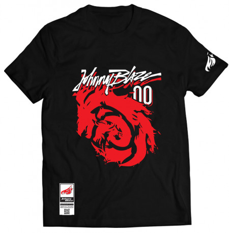 New York T-shirt -  Blaze Everywhere!  [ Black Red / Glow in the Dark ]  Edition 3