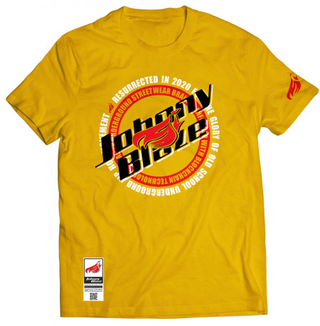 Tricou Johnny Blaze - Urban JB Resurrected in 2020  Yellow Black - front
