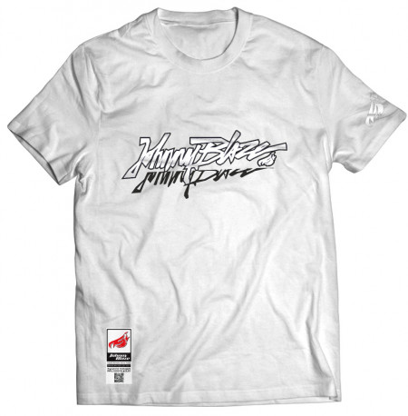 Johnny Blaze T-shirt - JB Old School Era Silver Mirror White  Glow in the Dark- Edition 2 - front