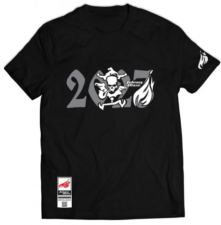 Johnny Blaze T-shirt - 2023 JB Pirate [ Black Grey  ] Edition 3