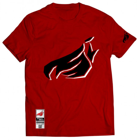 Johnny Blaze T-shirt - Big Black Blaze [ Red Black ]