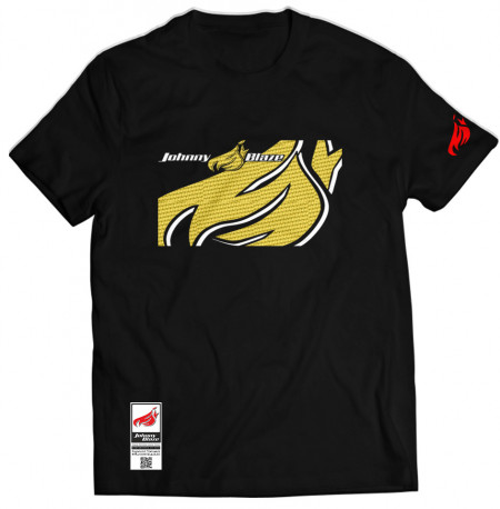 Tricou Johnny Blaze - Urban JB Classic  Black Gold Red Deluxe - front