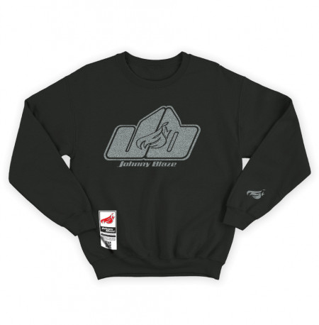 Bluza Heavy Clasic Johnny Blaze - JB Old School is Here [ Grey X2 ] front