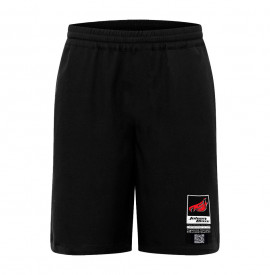 Streetwear Shorts Bermuda Johnny Blaze Big Finest Black White