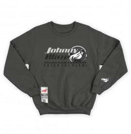 Bluza Heavy Johnny Blaze - Catch the Glow [ Silver Grey / Glow in the Dark ] Editia 2