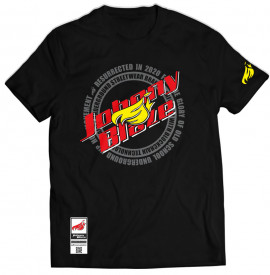 Johnny Blaze T-shirt - JB Royal Crown [ Black Red ]