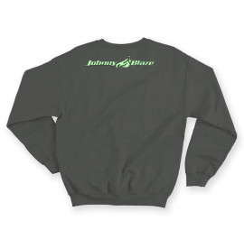 Johnny Blaze Heavy Sweatshirt - Catch the Glow Silver Grey  Edition 2 - back