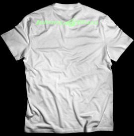 Phosphorescent Johnny Blaze T-shirt - JB Ghost  White X2   - back