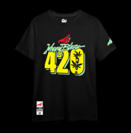 streetwear Premium Johnny Blaze T-shirt - 420 Time [ Black White Yellow  Glow in the Dark ] Edition 3