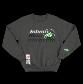 Phosphorescent Johnny Blaze Heavy Sweatshirt - Catch the Glow Silver Edition 2 front
