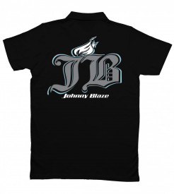 Tricou Polo Johnny Blaze - Big Finest JB [ Black White Grey ] Editia 3