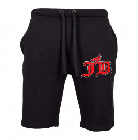 Johnny Blaze Shorts / Bermuda - Johnny Blaze Old School is Back [ Black Red  / Glow in the Dark ]  Edition 2