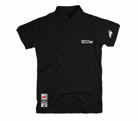 Tricou Polo Johnny Blaze - JB Classic Biz [ White Black / Glow in the Dark ] Editia 2