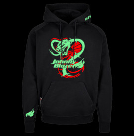 Glow Streetwear  PREMIUM Hoodie Johnny Blaze - Don't mess with me [ Black Red  Glow in the Dark ] Edition 3