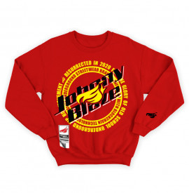 Johnny Blaze Heavy Sweatshirt - Urban JB Resurrected in 2020 [ Red Black ]