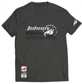 Johnny Blaze T-shirt - Catch the Glow [ Grey Silver /  Glow in the Dark ]  Edition 2