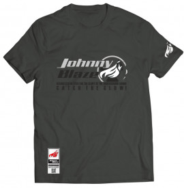 Tricou Johnny Blaze - Catch the Glow [ Silver Grey / Glow in the Dark ] Editia 2