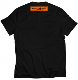 Tricou Johnny Blaze - Classic Streetwear JB Big Flame  Neon Orange - back