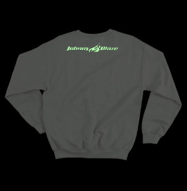 Phosphorescent Johnny Blaze Heavy Sweatshirt JB Old School Era Silver Mirror Grey