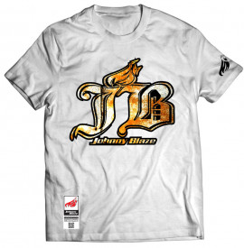 Johnny Blaze T-shirt  -  Big Finest JB  [ White Fire ]  Editia 3