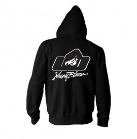 Johnny Blaze Zipped Hoodie -  JB OLD SCHOOL IS HERE!  [ Black Silver ]  Edition 3