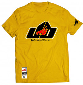 Tricou Clasic Johnny Blaze - JB Old School is Here [ Yellow Black ]