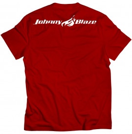 Johnny Blaze T-shirt - Flame Wheel [ White Red  Glow in the Dark  Edition 2 back