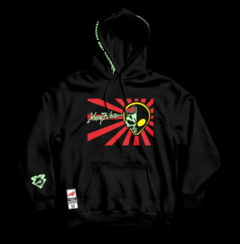 Phosphorescent Johnny Blaze Hoodie - Half Dead Half Amazing  Red Black