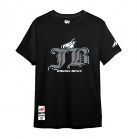 Johnny Blaze Premium T-shirt -  Big Finest JB  [ Black White Grey / Glow in the Dark ]  Edition 3