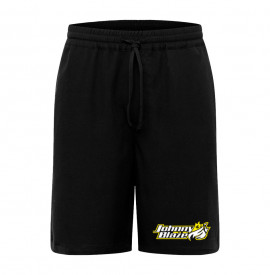 Johnny Blaze Shorts / Bermuda - JB Small Leaf   [ Black White Yellow / Glow in the Dark ]  Edition 3