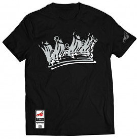 Johnny Blaze T-shirt - JB Royal Crown [ Black Silver ]