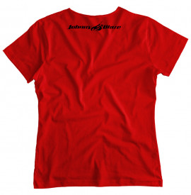 Johnny Blaze Girl T-shirt- Agent Zero Zero JB [ Red Black ] Edition 3