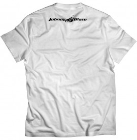 Johnny Blaze T-shirt - Agent Zero Zero JB White Red back