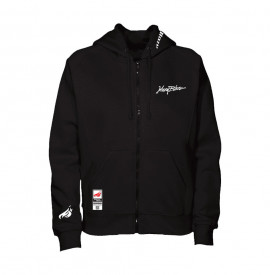 Zipped Hoodie -  JB OLD SCHOOL IS HERE!  [ Black Silver ]  Edition 3