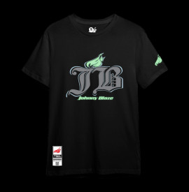 Tricou Premium Johnny Blaze -  Big Finest JB  [ Black White Grey / Glow in the Dark ]  Editia 3