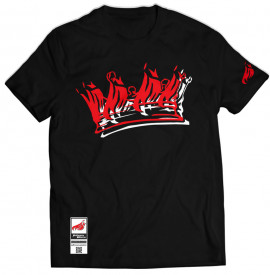Johnny Blaze T-shirt - JB Royal Crown [ Black Red ]