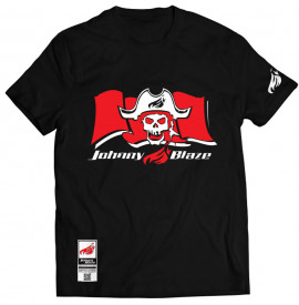 Johnny Blaze T-shirt - JB Royal Crown [ Black Red ]