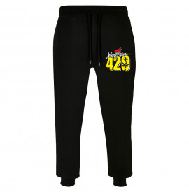Pantaloni lungi Johnny Blaze - 420 Time [ Black White Yellow / Glow in the Dark ] Editia 3