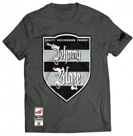 Tricou Johnny Blaze - JB Underground Big Shield [ Grey Black ]
