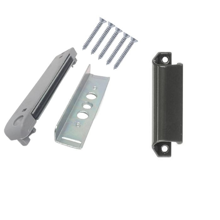 Sistem inchidere usa balcon + maner tip scoica, aluminiu