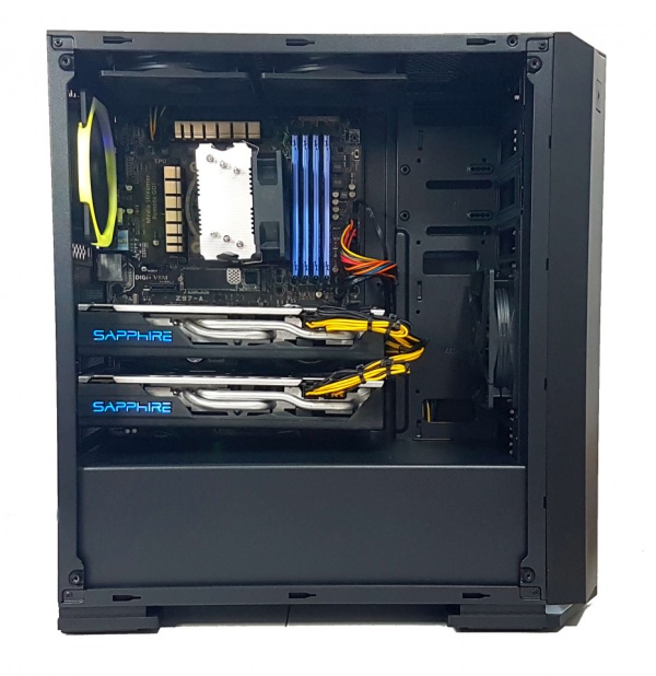 Calculator Gaming Intel Core i7 4790, 16GB DDR3, SSD NVME 480GB+1TB HDD, 2xSapphire Radeon RX 580 NITRO+ 4GB GDDR5 256-bit, CrossFire