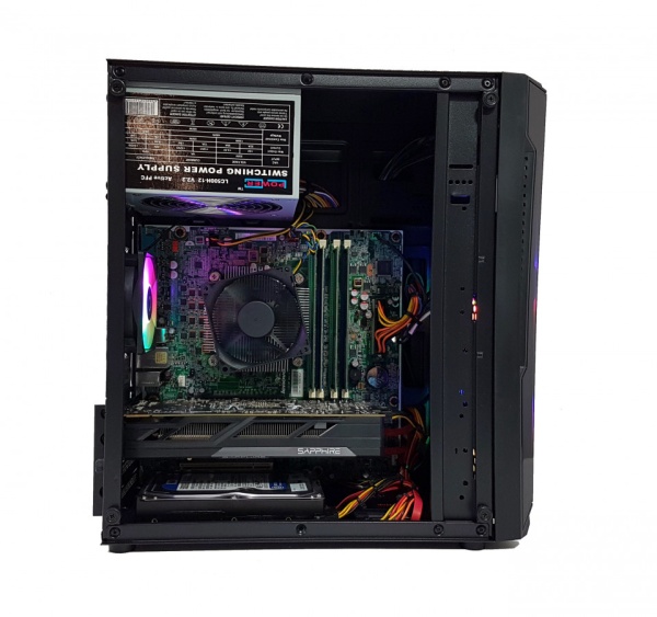 Calculator gaming Intel i5 2500, 8GB DDR3, SSD 120GB + HDD 500GB, video SAPPHIRE Radeon R7 370 OC NITRO 4GB GDDR5 256-bit