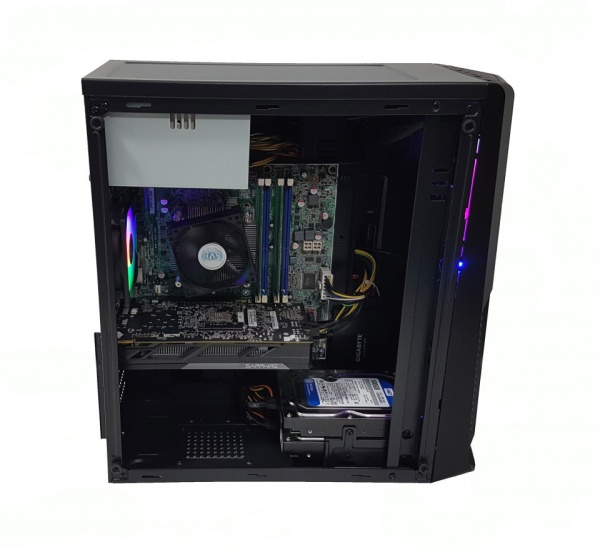 Calculator Gaming Intel Ivy Bridge Core i5 3470, 8GB DDR3, SSD 120GB + 1TB HDD, video SAPPHIRE Radeon R7 370 OC NITRO 4GB GDDR5 256-bit
