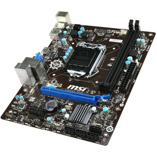 Placa de baza MSI H81M-E33 LGA1150 Military Class 4, HDMI