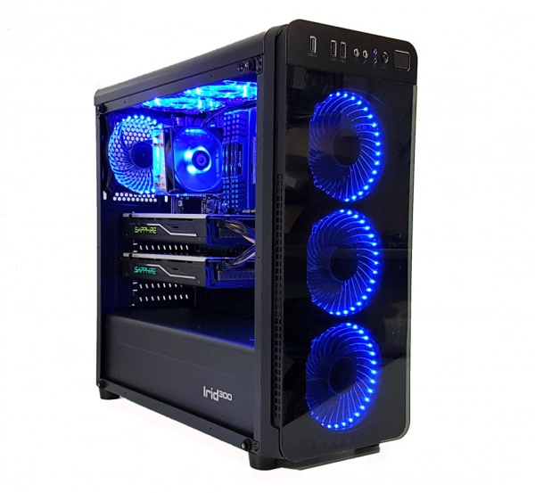 Calculator Gaming Intel Core i7 3770, 16GB, SSD 480GB + HDD 1TB, 2 placi video SAPPHIRE Radeon RX 470 NITRO+ OC, 4GB GDDR5, 256-bit, crossfire