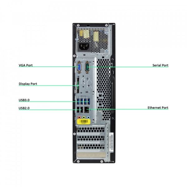 Calculator Lenovo ThinkCentre M93p SFF, Intel Haswell i5 4570, 8GB DDR3, SSD 120GB + HDD 500GB, video GMA HD 4600