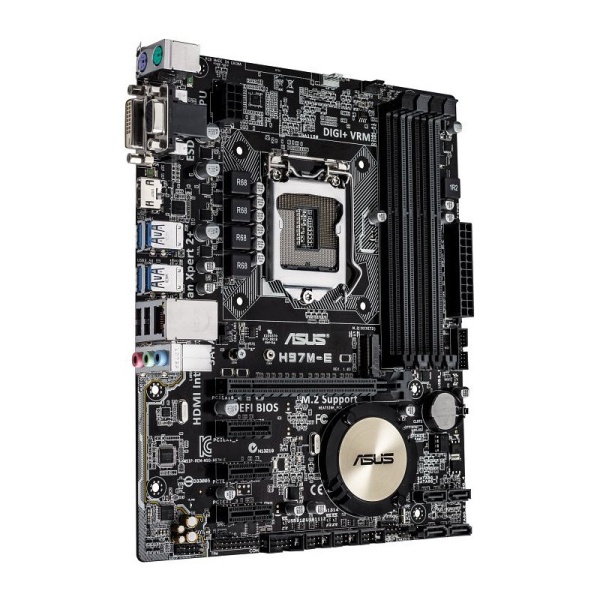 Placa de baza ASUS H97M-E, socket 1150, slot M2