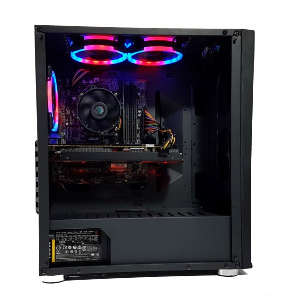 Calculator Gaming Intel Skylake Core i5 6600, 16GB DDR4, SSD 480GB + 1TB HDD, GeForce GTX 1070 Ti 8GB GDDR5 256bit, telecomanda RGB